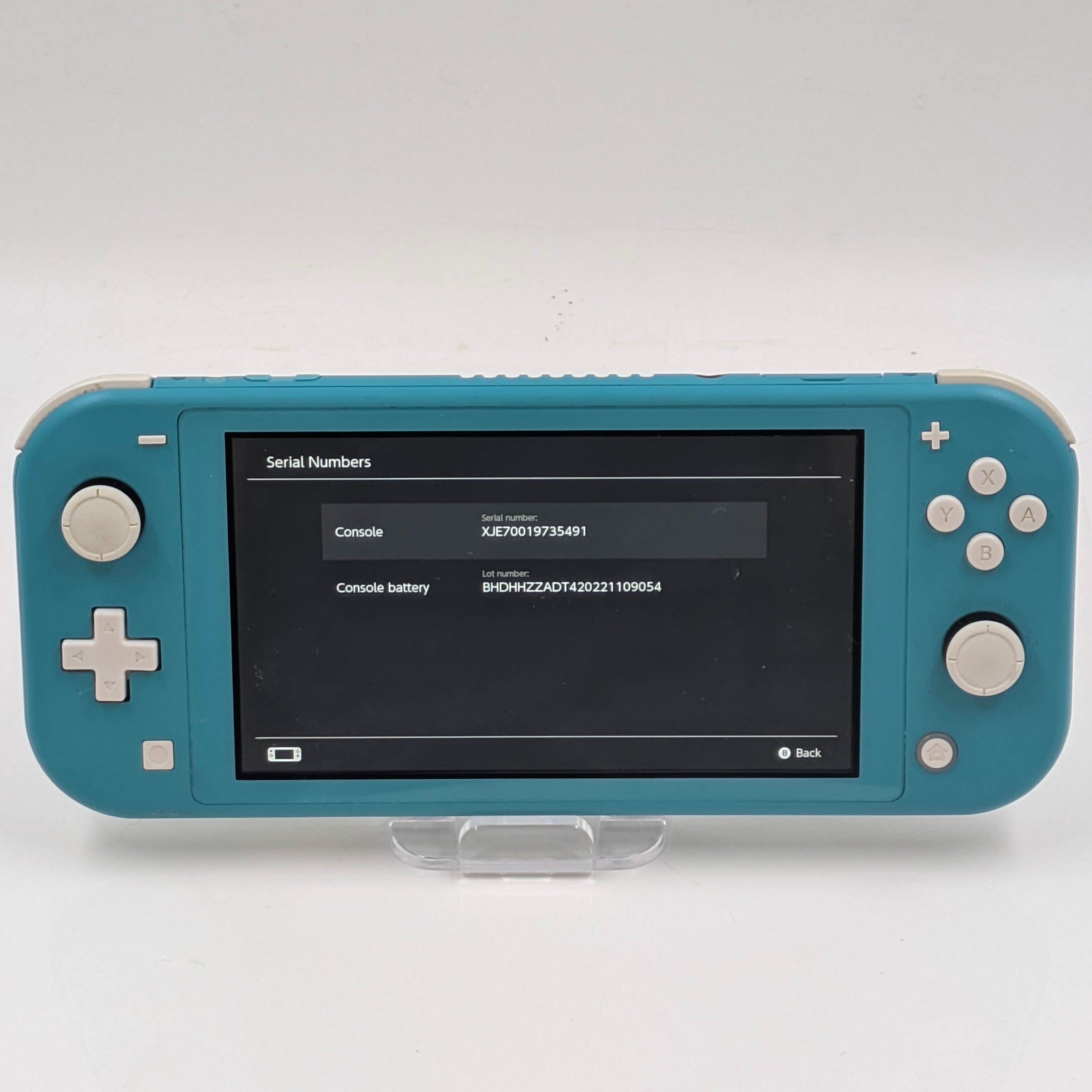 Pre-owned NINTENDO SWITCH LITE HDH-001 - NO CHARGER TURQUOISE BLUE